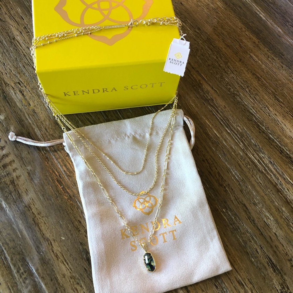 Brand new Kendra Scott triple necklace